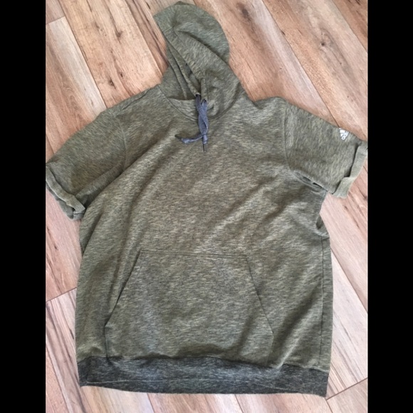 adidas Tops - Adidas Hoodie Short Sleeve